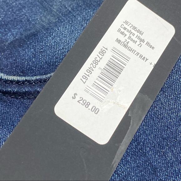 Veronica Beard Carolyn Baby Boot Side Stripe Jeans Women’s 24 - Picture 10 of 12